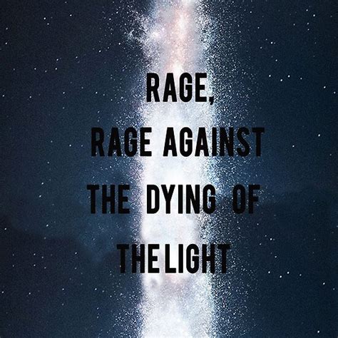 rage against the dying light